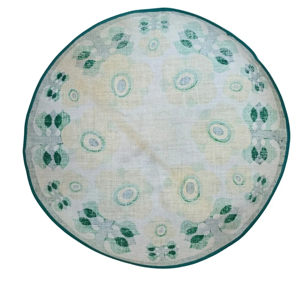 Vintage Södahl‎ Design Denmark Round Jute Table Centerpiece 27